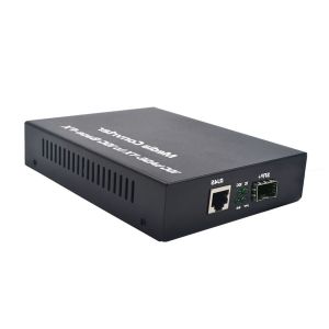 Mini Dual Fiber Optic Media Converter High Speed 10G Low Power Consumption
