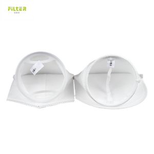 China Hot-Melt Bottom Liquid Filter Bag with Plastic Ring  Easy Installation on sale