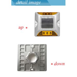 Ultra Long Lighting 6 LED Solar Road Reflectors With 800 Meters Visual Distance