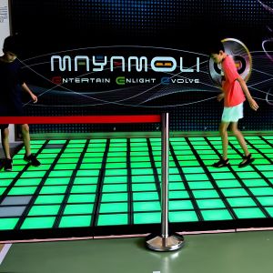 LED Dance Floor Tiles Jumping Grid For Amusement Park Factory Direct Sale