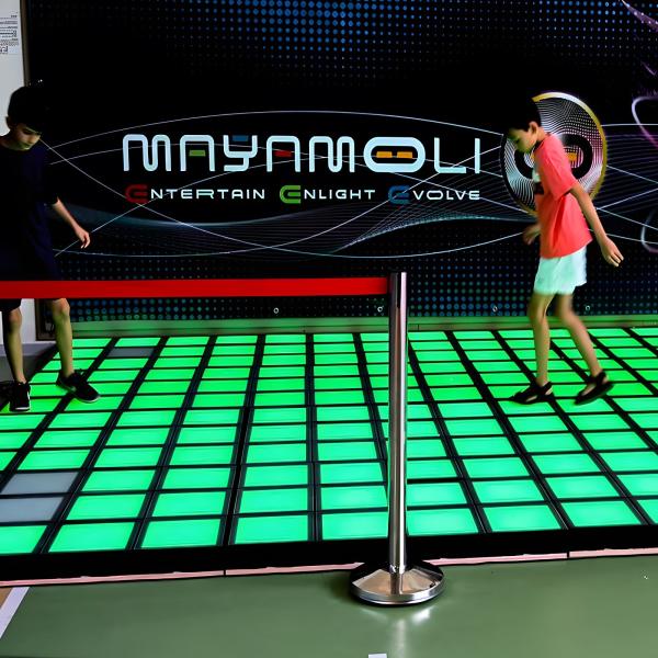 Quality LED Dance Floor Tiles Jumping Grid For Amusement Park Factory Direct Sale wholesale