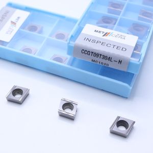 CCGT06 CCGT09 Cermet CNC Turning Inserts For P Materials , Finish Inserts With H