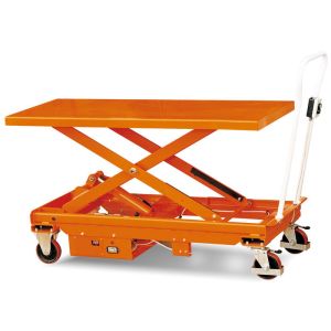 Small Manual Scissor Lift Table Cart Trolley Platform For Material Handling