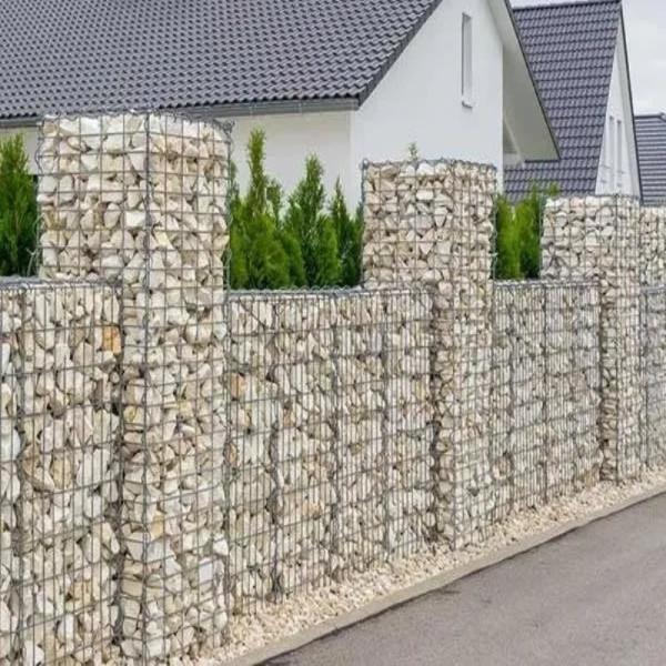 Quality 2.7mm Galvanized Gabion Basket Size 2x1x1m 1.5x1x1m with Cell Size 8x10cm Woven Gabion Mesh wholesale