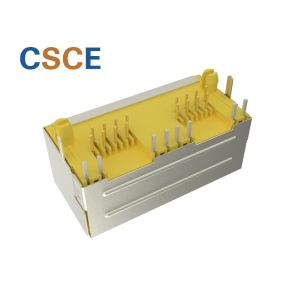 2 port RJ45 connector 8P8C RJ45 Modular Jack RJ45 Connector With Led Light