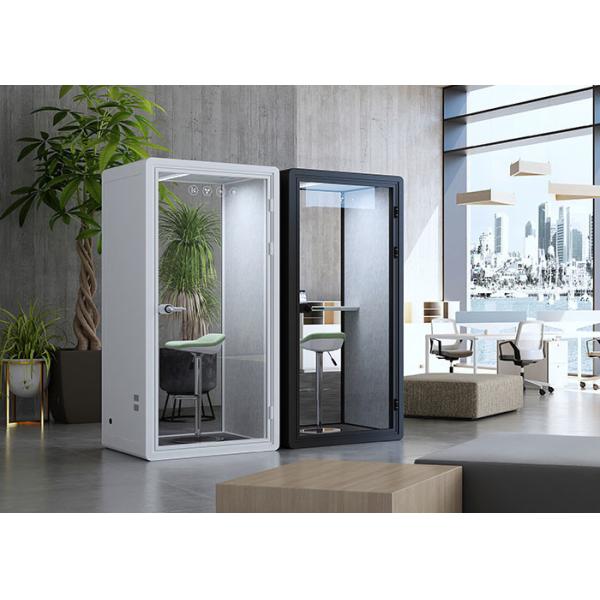 Hidden Frame Office Phone Booths Noise Isolation Ventilation System With