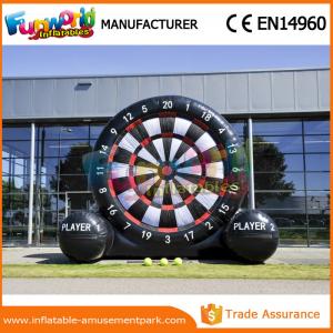 China Outdoor Inflatable Football Game Human Darts Rental Inflatable Dartboard on sale