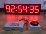 Wireless Control Digital Led Clock With Carry Case