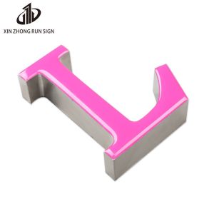 Led back light fillable letters acrylic letter beads