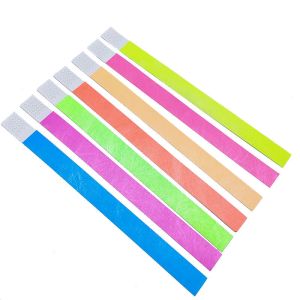 Event Festival Tyvek Paper Wristbands With Barcoding And Security Features