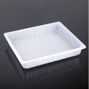 PP Thermoform Plastic Trays Rectangle For Supermarket
