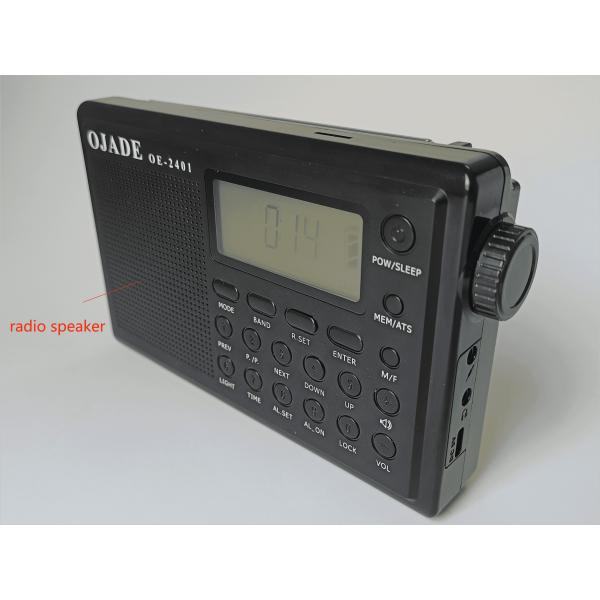 Quality 87MHZ Rechargeable FM Radio Two Types Of Power Supply Three Band With Speaker wholesale