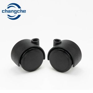 25mm Stem Length Desk Chair Rollers with Top Plate Mounting Type