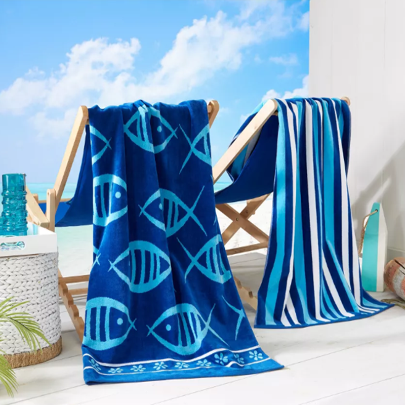 Travel-Friendly Two Person Beach Towel - Compact 30x60 Inch Shared Towel with