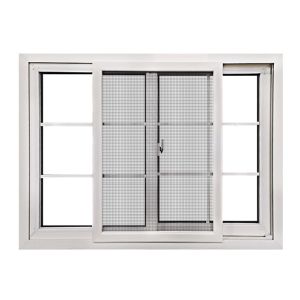 Double Pane Sliding Glass PVC Windows UPVC Vinyl Sliding Window