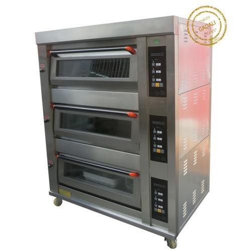 Quality 3 Deck Bakery Processing Equipment , 6 Trays Gas Bread Oven wholesale