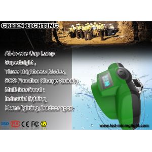 Oled Display All In One Cree Led Cap Lamp , Super Bright Coal Mining Lights With
