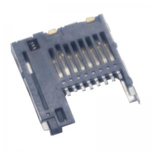China 1.85H 8 Pin Micro SD Memory Card Holder Push Push Internal Welding Type Socket on sale