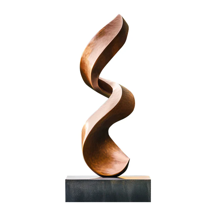 2.5mm Thickness Contemporary Bronze Ethereal Rise Sculpture 150cm Height for