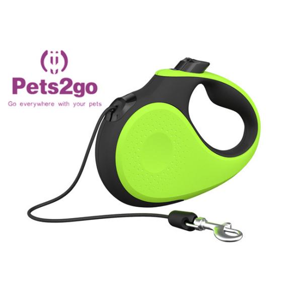 208g 169*117*36mm Flexi Retractable Dog Leash For Walking