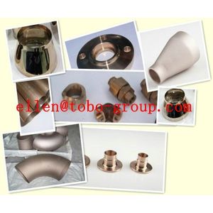 ASTM B466(151) UNS C70600 CuNi 9010 pipe fittings 90 degree butt welding elbow