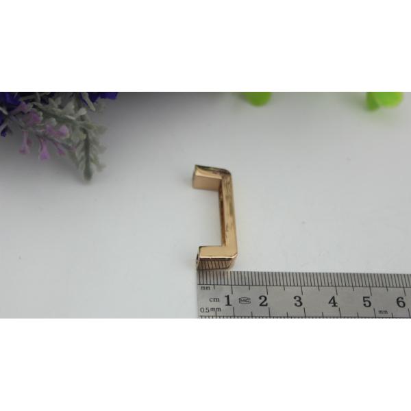 Metal fitting bag hardware 25 mm inner size gunmetal color zinc alloy arch bridge for straps