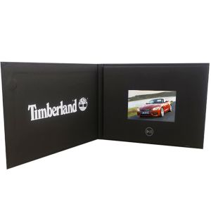 Automotive Industrial LCD Video Brochure Card With Rechargeable Battery