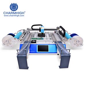 Cheap Double Side Feeders Desktop LED SMT Chip Mounter CHM-T48VB for sale