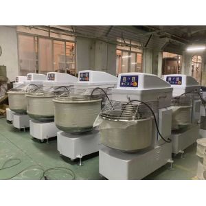130L 6000w Kitchen Dough Mixing Machine With Double Pure Motor