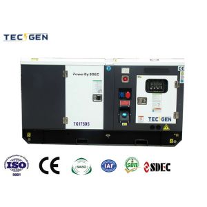 Cheap 1500rpm 12kW SDEC Genset China Generator With Silent Enclosed Canopy For Backup Power Use for sale
