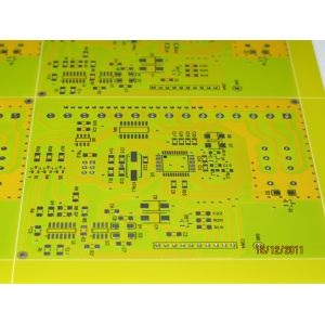 Yellow Industrial Circuit Board , FR4 Immersion Gold Heavy Copper PCB Board