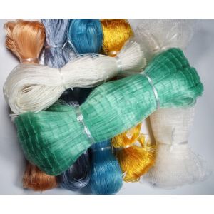 Double Knot White Monofilament Fishing Net / Nylon Mesh Netting 10M-1000M Length