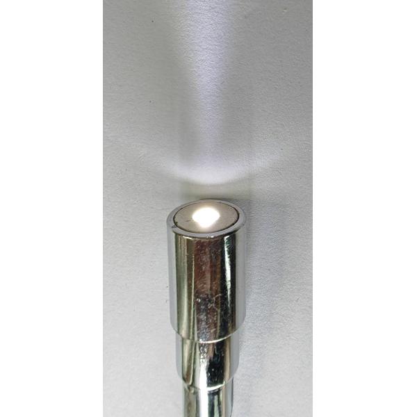 Plumbing tools Magnetic Pick Up Tool With Lignt Bendable Rod Stainless Steel Capacity 3lb Length 595mm