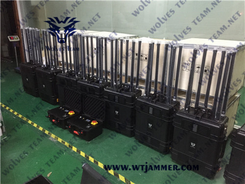 300W High Power Waterproof OEM Signal Jammer with Omni-Directional Antennas