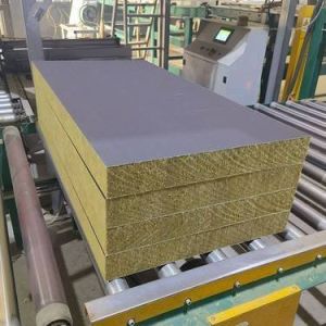 Hydrophobic Rock Wool Insulation Board with Thermal Conductivity 0.035-0.045 W/m