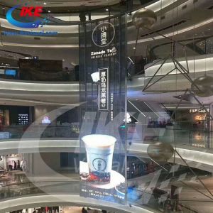 Outdoor Transparent LED Screens 6000 Nits Glass P10 Full Color LED Display