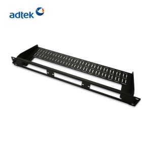 19'' 1U 48 Port Fiber Optic Patch Panel Metal Black For LGX Cassettes / Adapter