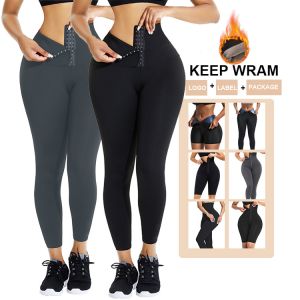 75%polyamide 25%spandex Leggings for Women S-3XL Waist Trainer Slimming Warm and Cozy