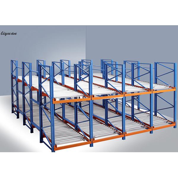 First In First Out Gravity Flow Rack In Warehouse 1.5-2.5mm Depth Stainless