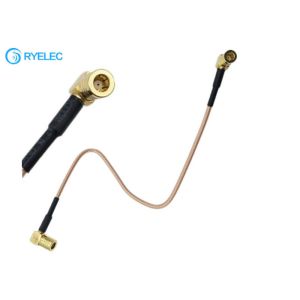 Right Angle SMB Female to SMB Female for Sirius XM Radio Antenna Adapter Cable