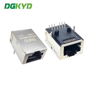 China DGKYD811Q351GWA10DC1057 10G Rj45 Network Connector 8P8C Female Connector With Shrapnel Rj45 Modular Block Socket on sale