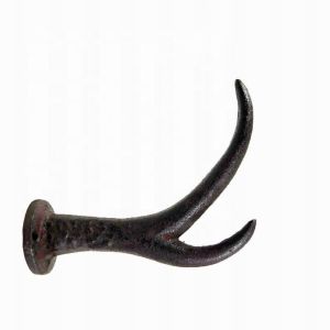 Cheap Deer Antler Cast Iron Wall Hooks Cast Iron Crafts Rust for sale