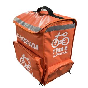 Insulated Grocery Bags Polyester Lunch Cooler Food Delivery Backpack Thermal
