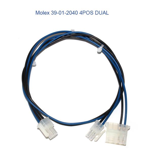 Molex 39-01-2040 Receptacle Housing Custom Wire Harness For Power Supply
