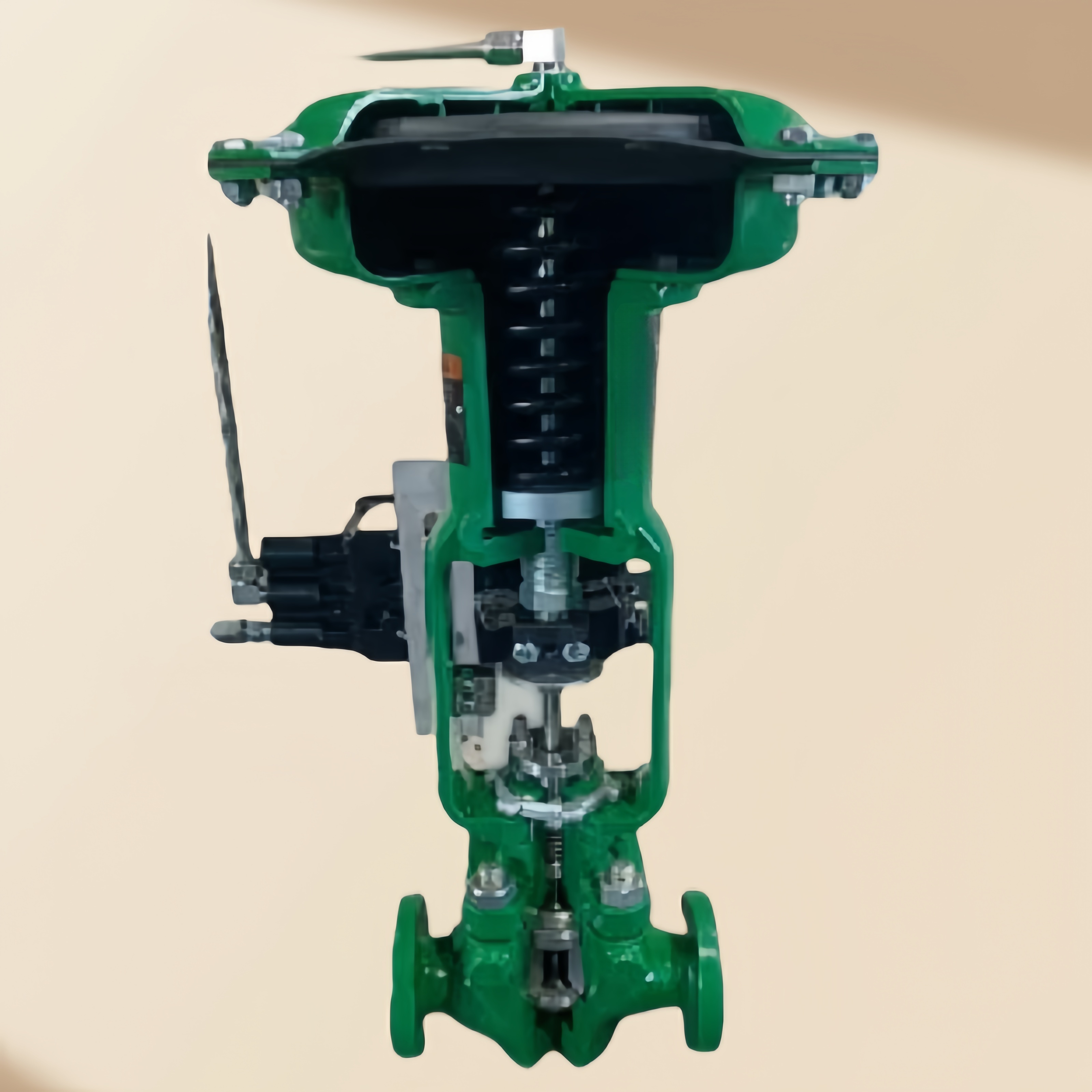 Soft Seal Single Seat DN100 Control Valve PN16 Industrial Fluid Control Valve