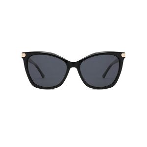 Cat'S Eye Shape Acetate Frame Sunglasses With 180 Degree Flexible Hinge Glasses