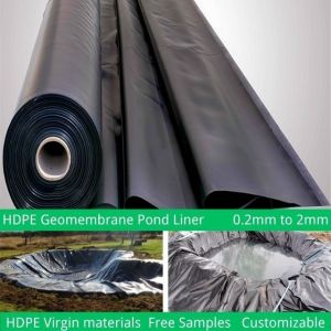 0.75mm 1mm HDPE Geomembrane for Landscaping and Fish Farming Impervious Pond