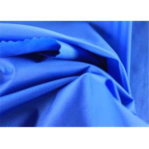 Blue Taffeta Waterproof Fabric , Comfortable Hand Feel 70d Nylon Taffeta Fabric