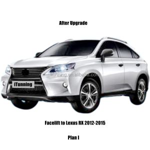 Front Bumper Vehicle Spare Parts For Lexus RX350 2009 Upgrade To 2012 To 2015