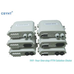 2x8 PLC IP65 Ftth Fiber Optic Termination Box With Lock